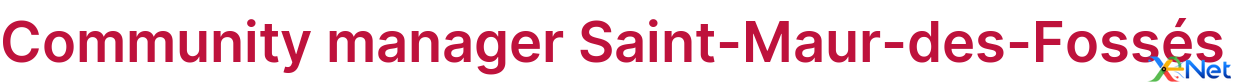Community manager Saint-Maur-des-Fossés